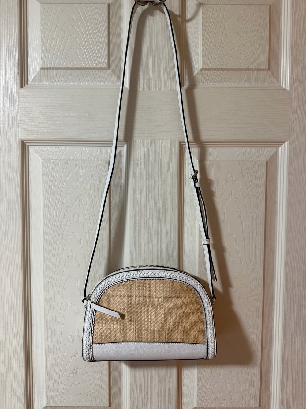 Kate Spade New York Reiley Straw Dome Crossbody Bag - Picture 7 of 13